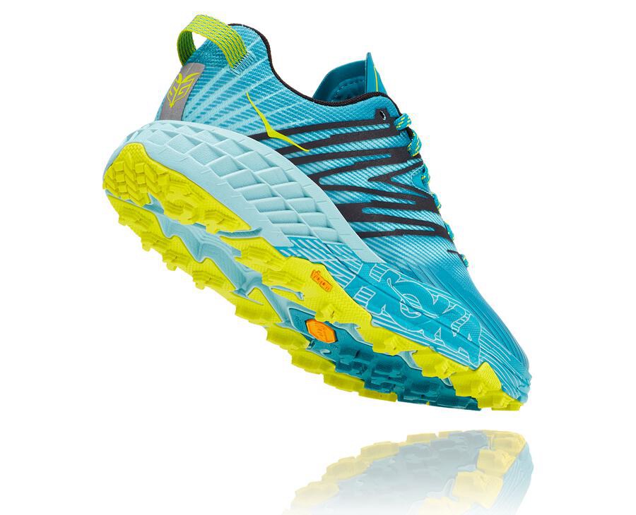 Tenis Trail Hoka One One Feminino Turquesa - Speedgoat 4 - 379-TRPAEK